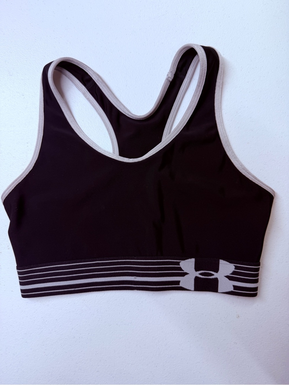 Under Armour Crossback Sports Bra Women’s Small Black Low Impact Athletic